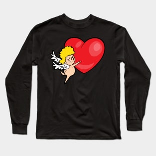 Valentine's Day Cupid Long Sleeve T-Shirt
